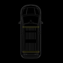 EC Approved LED Marker Lights Integration Kit for Roof, Strands Cruise Light, Toyota ProAce City 2019 - Present - EDK.ro