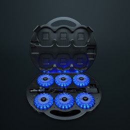 LED Warning Light, Strands, Blue - EDK.ro
