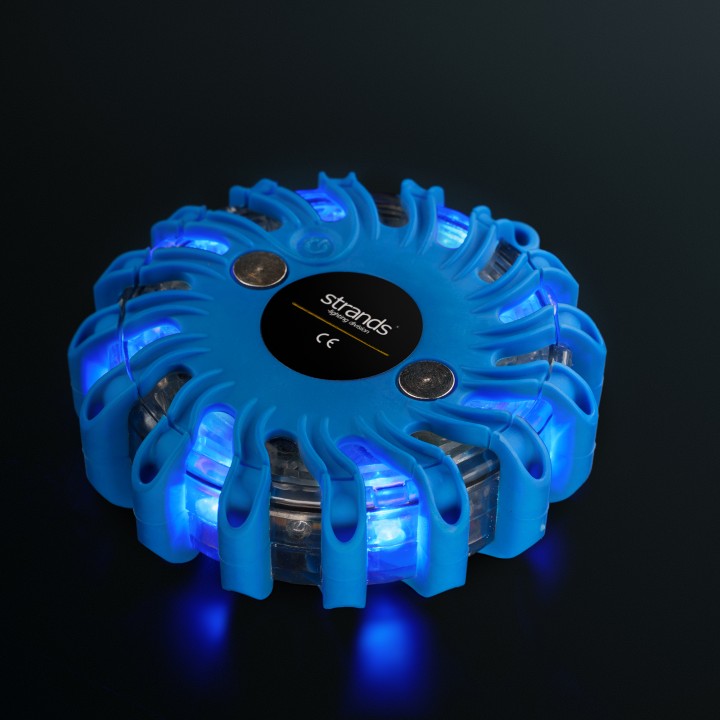 LED Warning Light, Strands, Blue - EDK.ro