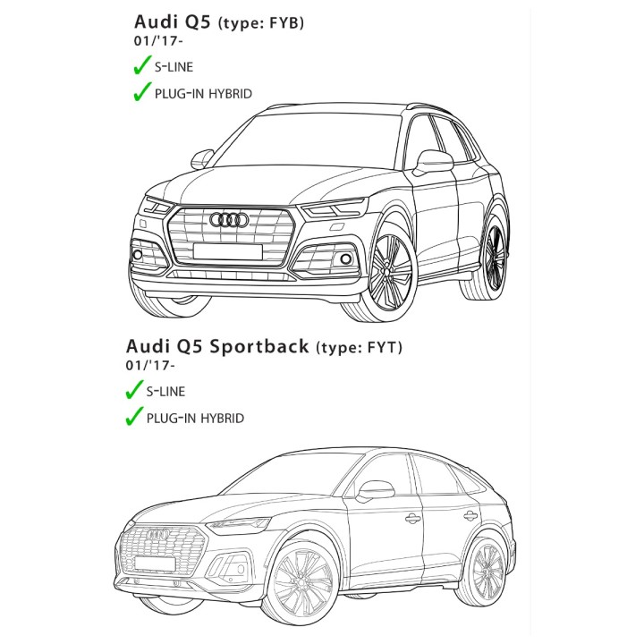 Cârlig de Remorcare Fix Tip Swan Neck, Trux, Audi Q5 2017 - Prezent - EDK.ro