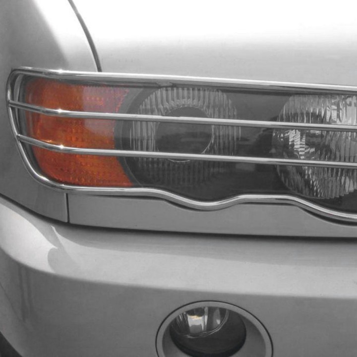 Protecții Faruri, Trux Oțel, Culoare Inox, BMW X5 2000 - 2005 - EDK.ro