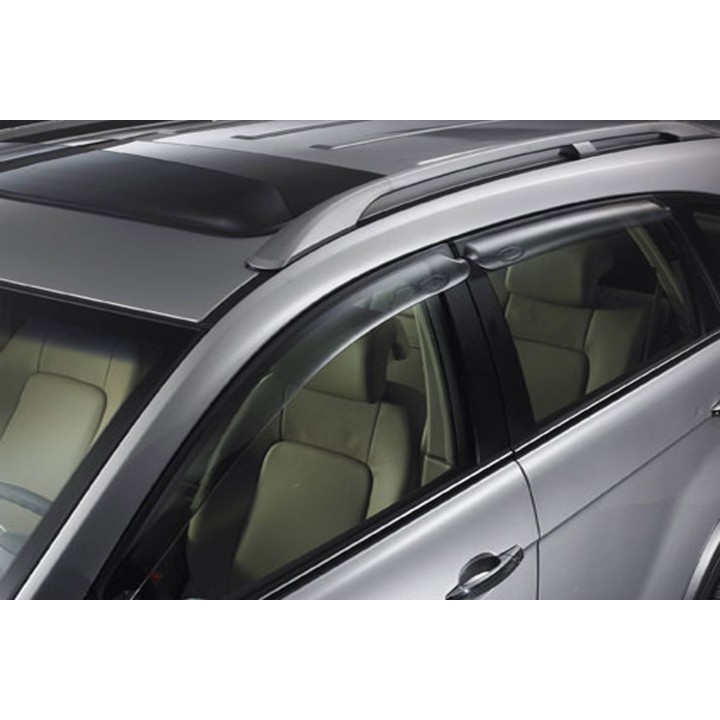 Front Wind Deflectors Pair, Trux, Color Dark Smoke, Chevrolet Captiva 2006 - 2011 - EDK.ro