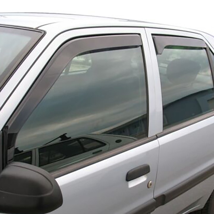 Wind Deflectors Set of 4, Trux 5dr, Color Dark Smoke, Citroën Saxo 1996 - 2004 - EDK.ro