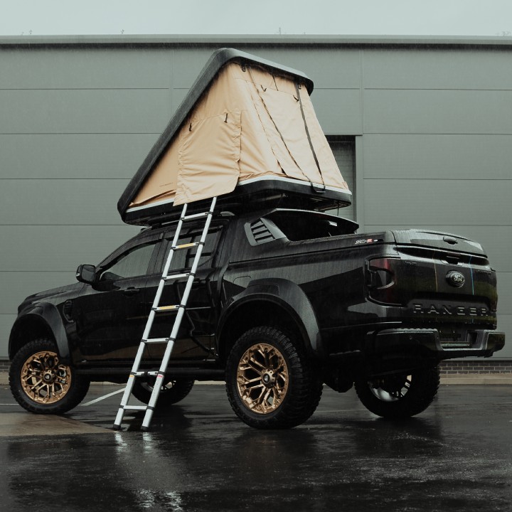 Cort de Plafon, Predator Explorer 210 - Plafon Mounted 2-persoane Tent, Culoare Negru - EDK.ro