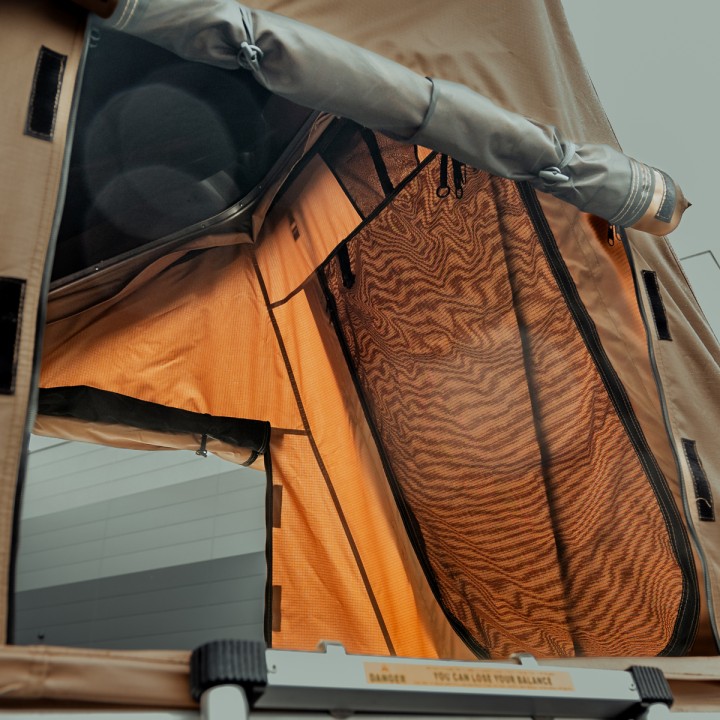 Cort de Plafon, Predator Explorer 210 - Plafon Mounted 2-persoane Tent, Culoare Negru - EDK.ro