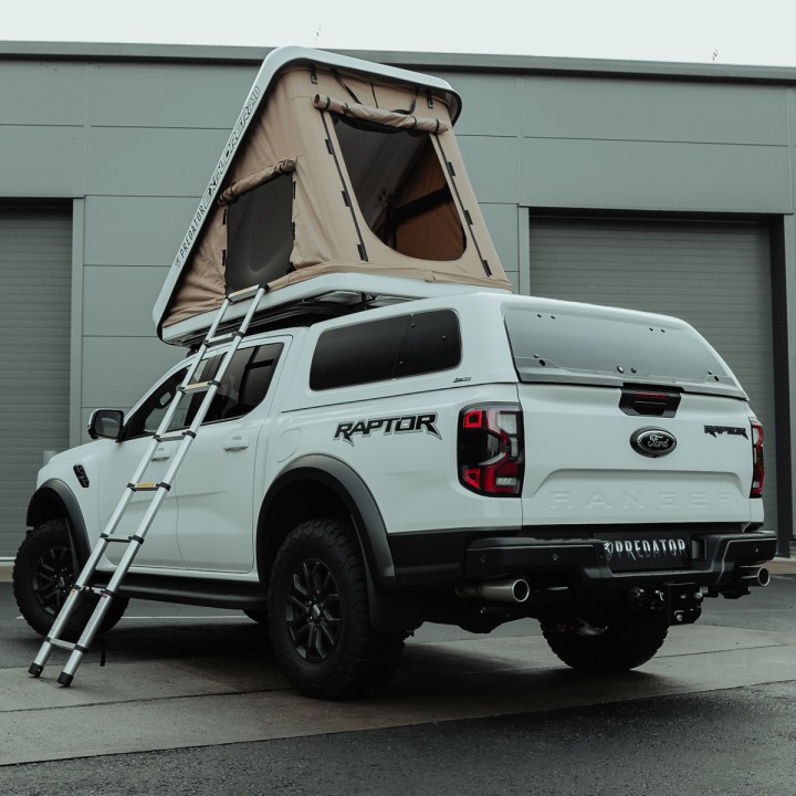 Roof Tent, Predator Explorer 210 - Roof Mounted 2-Person Tent, Color White - EDK.ro