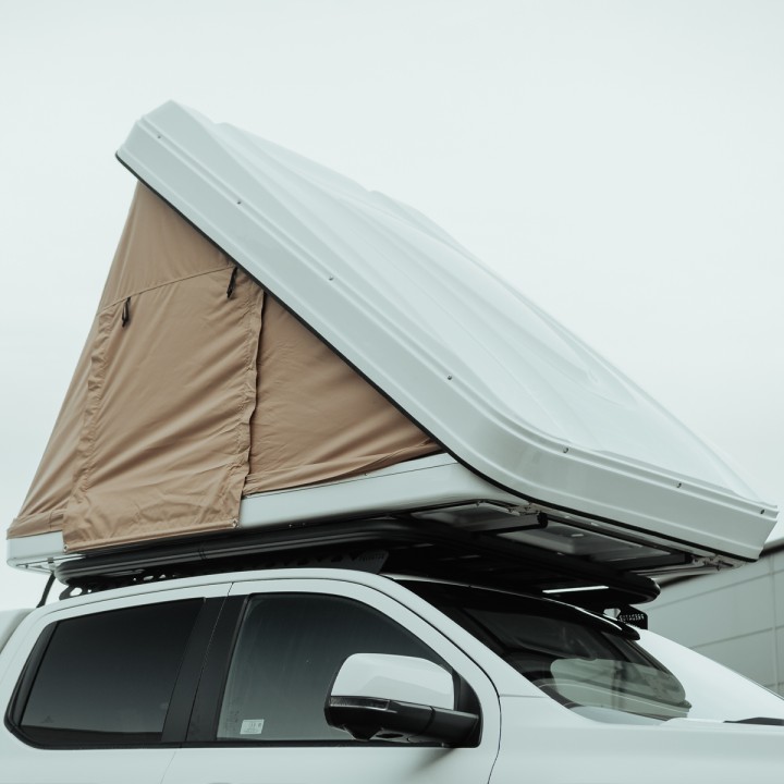 Roof Tent, Predator Explorer 210 - Roof Mounted 2-Person Tent, Color White - EDK.ro
