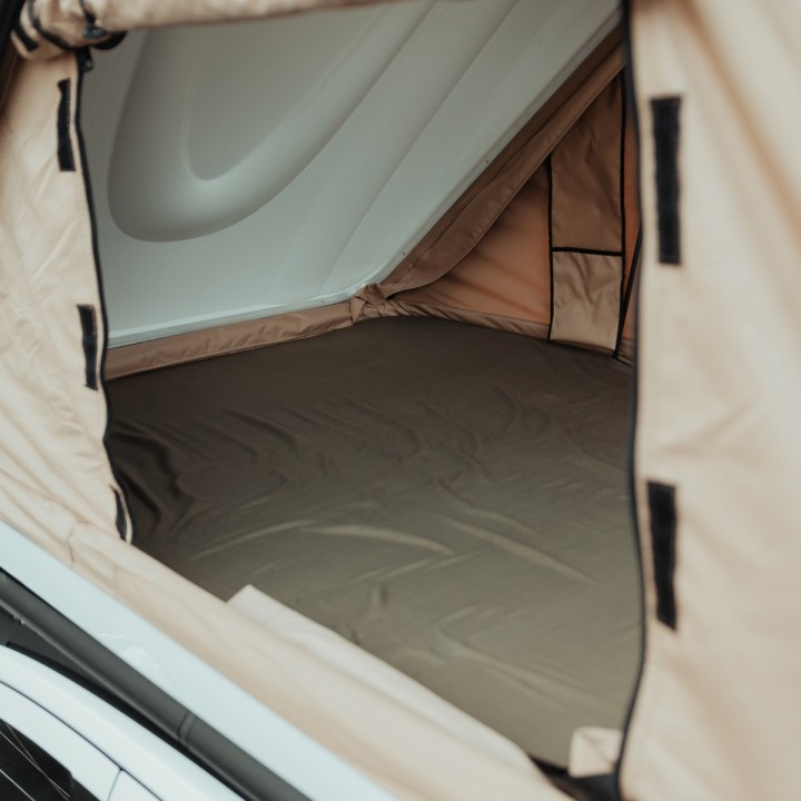 Roof Tent, Predator Explorer 210 - Roof Mounted 2-Person Tent, Color White - EDK.ro