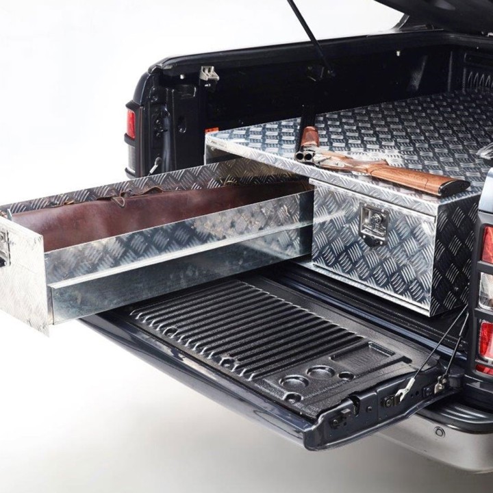 Sistem de Sertare, Trux Pickup System, Truck Bed Storage Drawers, Aluminium - EDK.ro