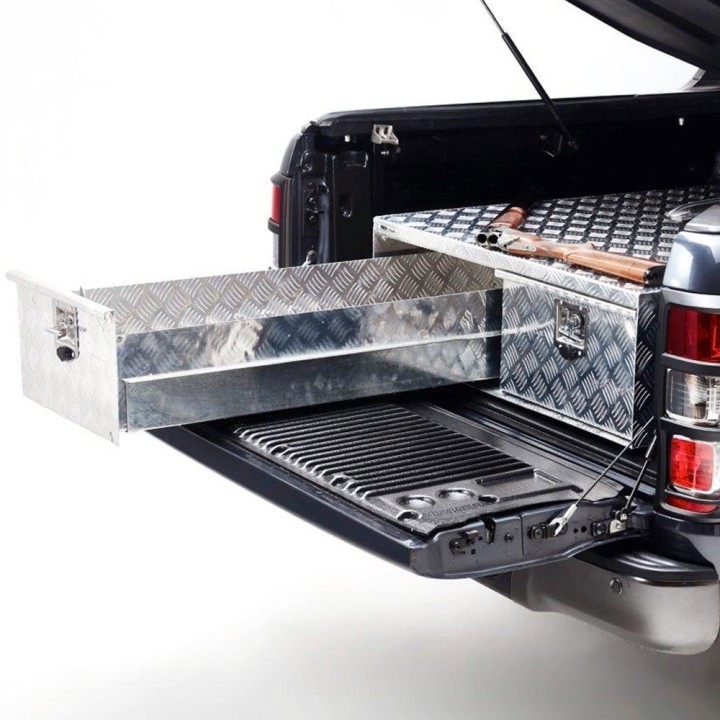 Drawer System, Trux Pickup System, Truck Bed Storage Drawers, Aluminium - EDK.ro