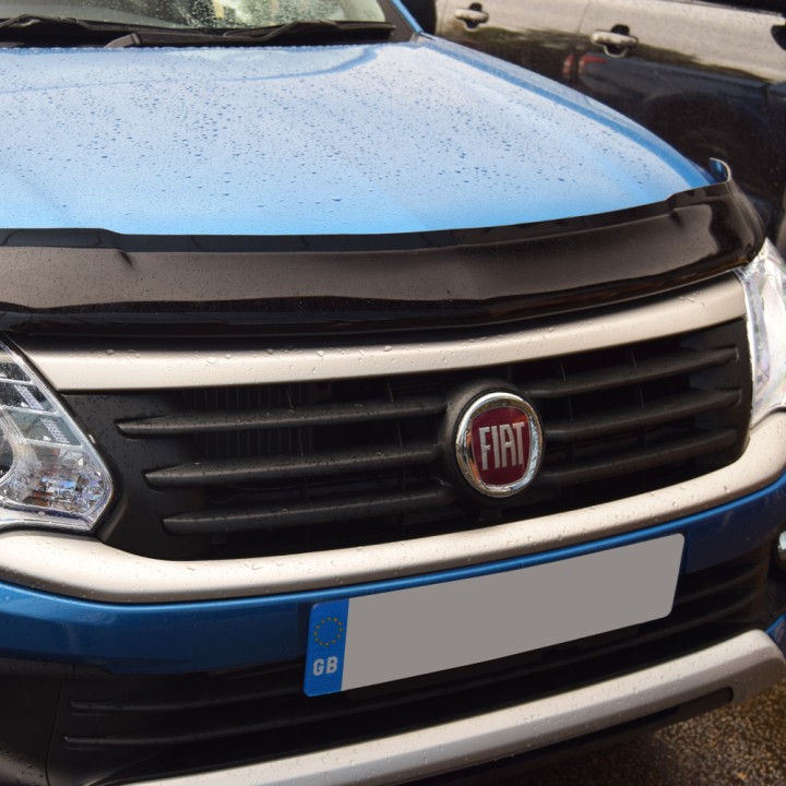 Deflector Capotă, Trux, Culoare Fumuriu Închis, Fiat Fullback Cabină Dublă 2016 - 2019 - EDK.ro