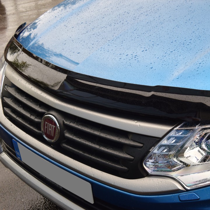 Deflector Capotă, Trux, Culoare Fumuriu Închis, Fiat Fullback Cabină Dublă 2016 - 2019 - EDK.ro