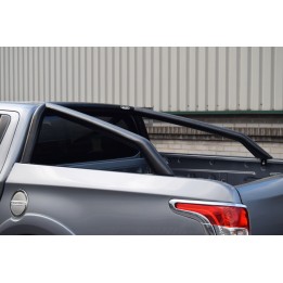 Rollbar Inox, Trux Single Hoop, Culoare Negru, Fiat Fullback Cabină Dublă 2016 - 2019 - EDK.ro