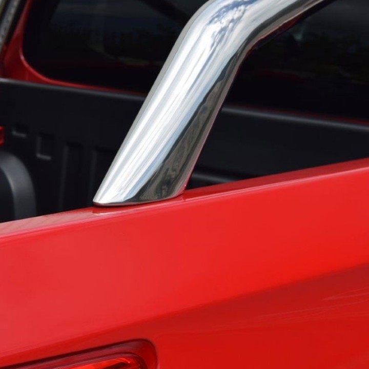Stainless Steel Rollbar, Trux Single Hoop, Silver Color, Fiat Fullback Double Cab 2016 - 2019 - EDK.ro