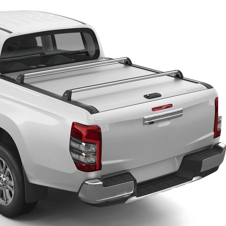 Bare Transversale de Plafon, Mountain Top Roll, Culoare Argintiu, Fiat Fullback Cabină Dublă 2016 - 2019 - EDK.ro