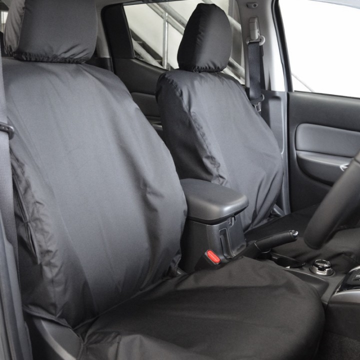 Seat Covers, Trux Tailored Waterproof Front, Fiat Fullback Double Cab 2016 - 2019 - EDK.ro