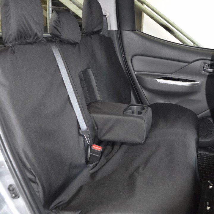 Seat Covers, Trux Tailored Waterproof Rear, Fiat Fullback Double Cab 2016 - 2019 - EDK.ro
