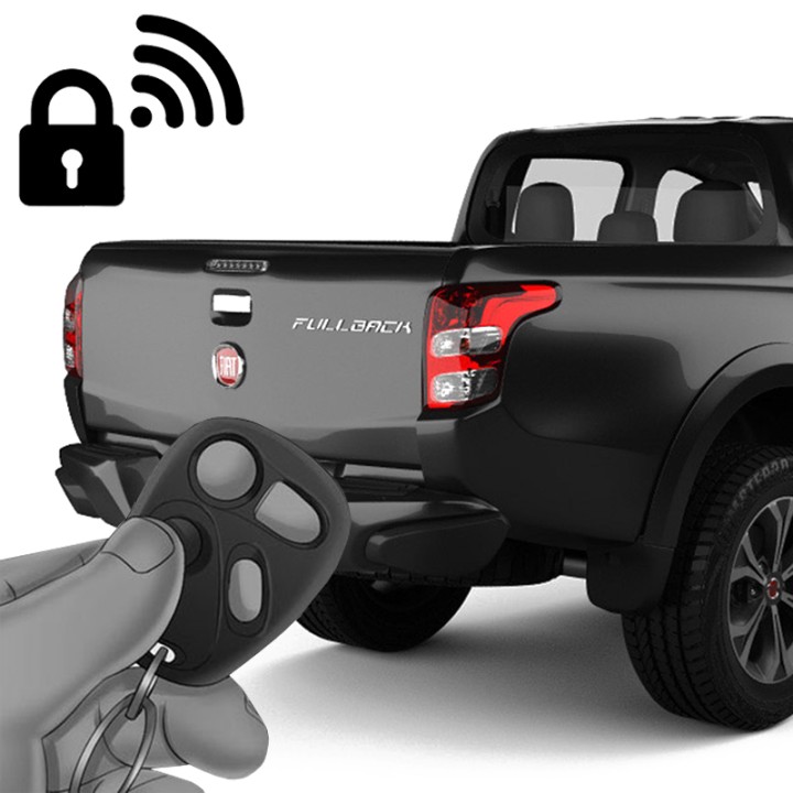 Lock Set, Eagle Tailgate Power - Central Locking Kit, Fiat Fullback Double Cab 2016 - 2019 - EDK.ro