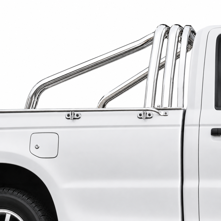 Rollbar Inox, Trux Double Hoop, Culoare Argintiu - EDK.ro