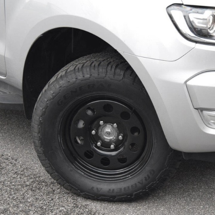 Steel Wheel, Trux Modular Steel Wheel, 17", Black - EDK.ro