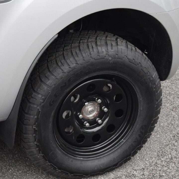 Steel Wheel, Trux Modular Steel Wheel, 17", Black - EDK.ro