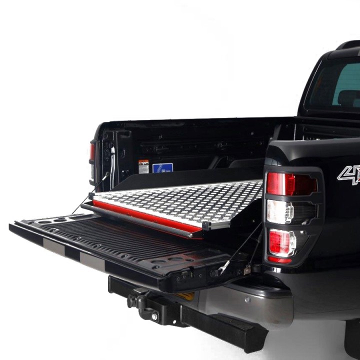 Sliding Bed Tray, ProTop Standard - Alloy, Ford Ranger Double Cab 1999 - 2019 - EDK.ro