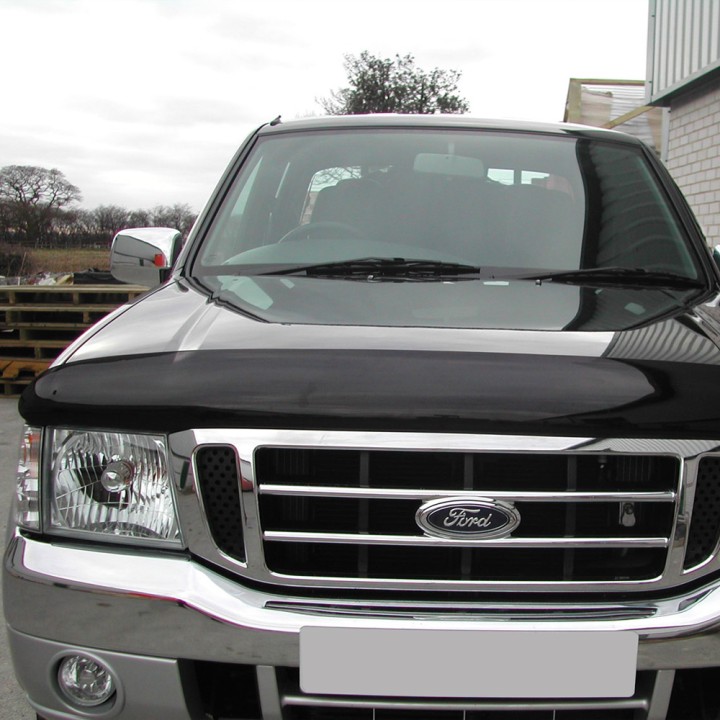 Deflector Capotă, Trux, Culoare Fumuriu Închis, Ford Ranger Limited / Stormtrak / Thunder / Wildtrak / Wolftrak / XL / XLT Cabină Dublă / Cabină Extra 2003 - 2006 - EDK.ro