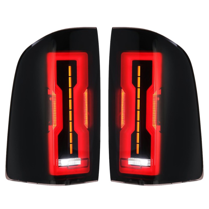 LED Tail Lights, Predator RHD LED Smoked, Ford Ranger Double Cab / Extra Cab 2006 - 2012 - EDK.ro
