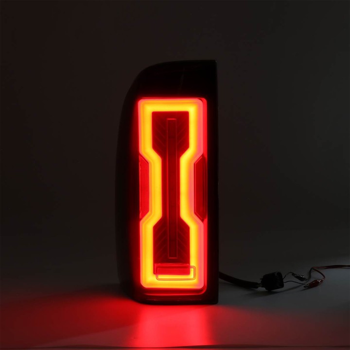 LED Tail Lights, Predator RHD LED Smoked, Ford Ranger Double Cab / Extra Cab 2006 - 2012 - EDK.ro