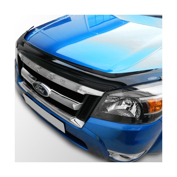 Deflector Capotă, Trux, Culoare Fumuriu Închis, Ford Ranger Cabină Dublă / Cabină Extra 2009 - 2012 - EDK.ro