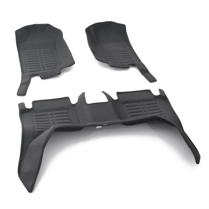 Floor Mats, 3D MAXpider D/Cab Tray Style, Ford Ranger Double Cab 2012 - 2022 - EDK.ro