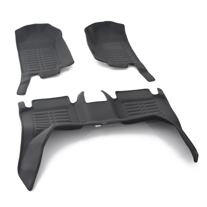 Floor Mats, 3D MAXpider D/Cab Tray Style - Left Hand Drive, Ford Ranger Double Cab 2012 - 2022 - EDK.ro