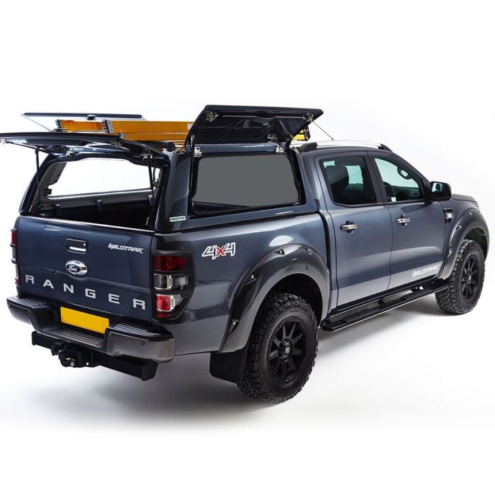 Hardtop Bed Cover, ProTop Gullwing, Ford Ranger Double Cab 2012 - 2022 - EDK.ro