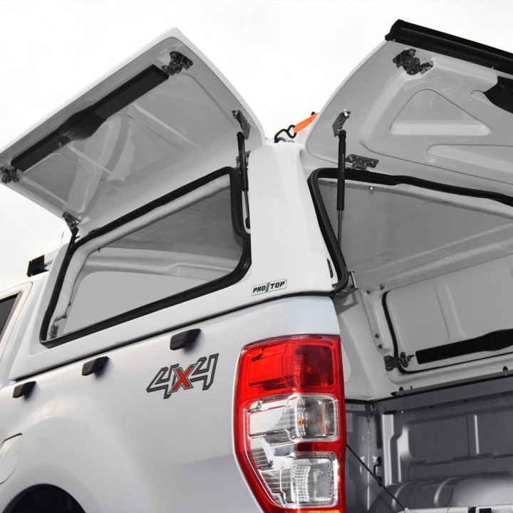 Hardtop Bed Cover, ProTop Gullwing, Ford Ranger Double Cab 2012 - 2022 - EDK.ro