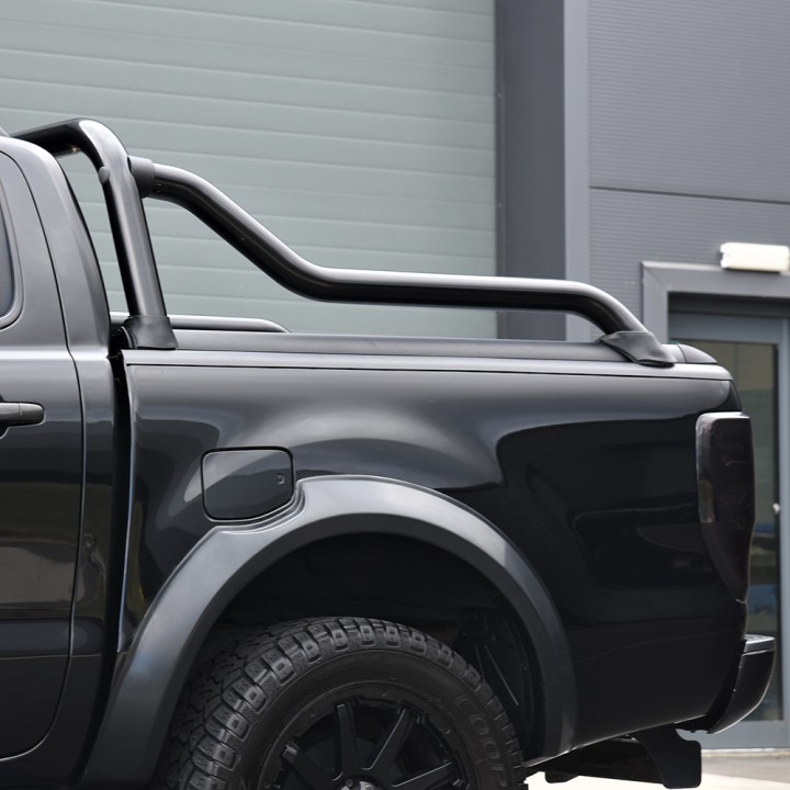 Rollbar Inox, Mountain Top, Culoare Negru, Ford Ranger Cabină Dublă 2012 - 2022 - EDK.ro