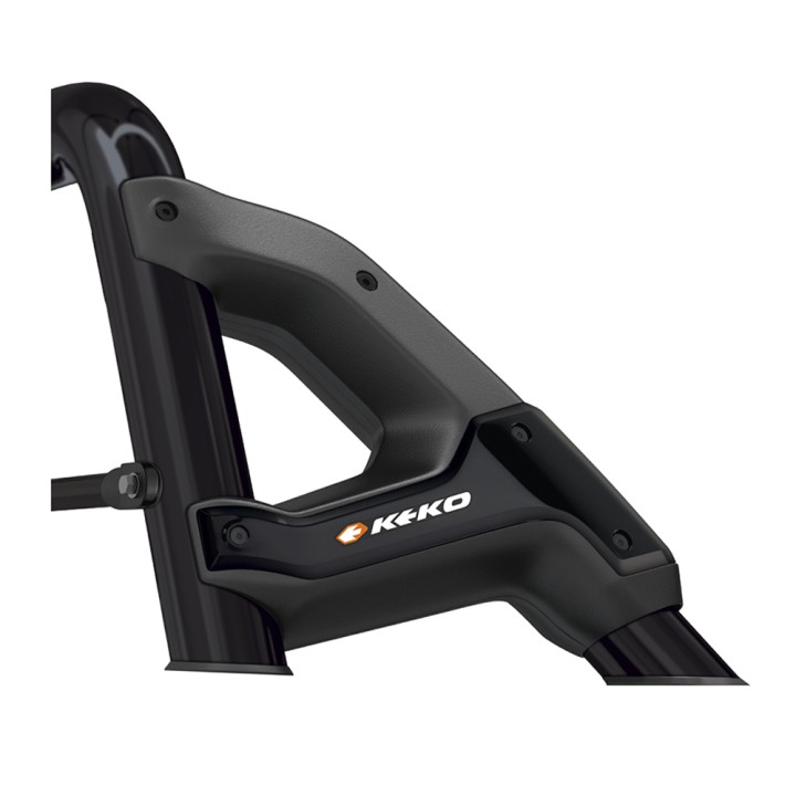 Rollbar Inox, Keko, Culoare Negru, Ford Ranger Limited Wildtrak XLT XL Wolftrak Thunder Stormtrak Cabină Extra 2012 - 2022 - EDK