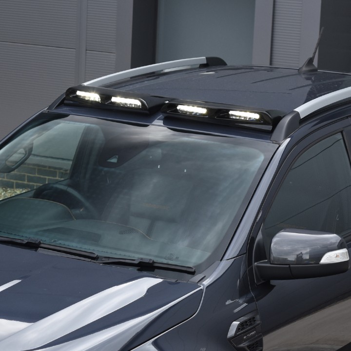 EC Approved LED Projector Integration Kit for Roof, Predator, Ford Ranger Limited / Wildtrak / XLT / XL / Wolftrak / Thunder / S