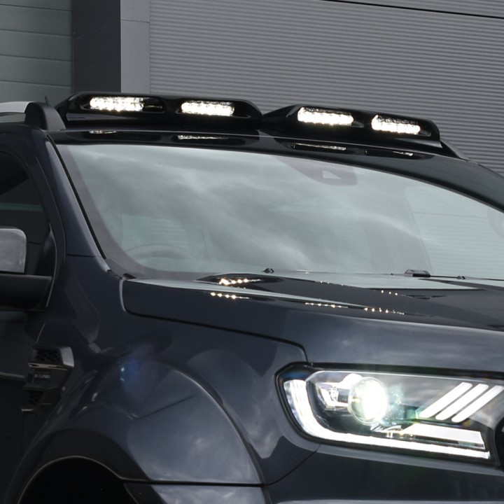 EC Approved LED Projector Integration Kit for Roof, Predator, Ford Ranger Limited / Wildtrak / XLT / XL / Wolftrak / Thunder / S