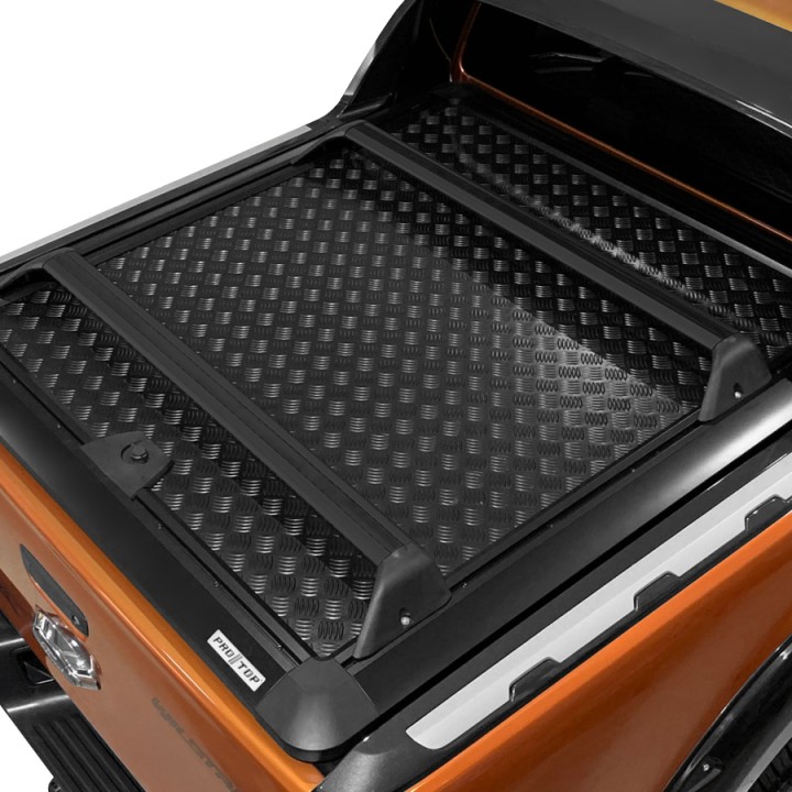 Roof Cross Bars, ProTop Lift-Up Cover, Color Black, Ford Ranger Double Cab 2012 - 2022 - EDK.ro