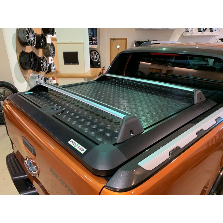 Bare Transversale de Plafon, ProTop Lift-Up Cover, Culoare Argintiu, Ford Ranger Stormtrak / Thunder / Wildtrak Cabină Dublă 2012 - 2022 - EDK.ro