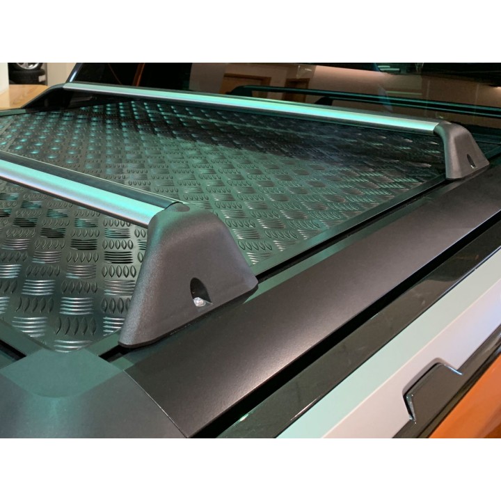 Roof Cross Bars, ProTop Lift-Up Cover, Color Silver, Ford Ranger Double Cab 2012 - 2022 - EDK.ro