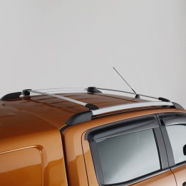 Roof Cross Bars, Trux Roof Rails, Color Silver, Ford Ranger Wildtrak Double Cab 2012 - 2022 - EDK.ro