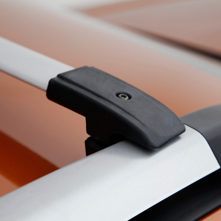 Roof Cross Bars, Trux Roof Rails, Color Silver, Ford Ranger Wildtrak Double Cab 2012 - 2022 - EDK.ro
