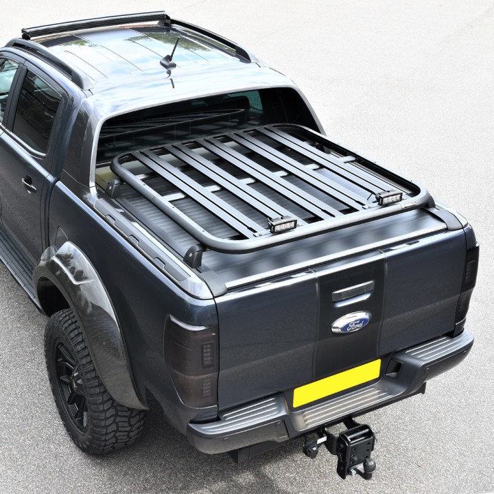 Portbagaj de Plafon tip Platformă, Predator Mountain Top Roll Cover - No Șină Laterală Type, Ford Ranger Wildtrak Cabină Dublă 2