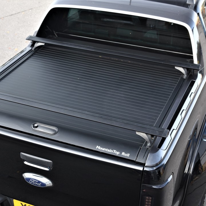 Roof Cross Bars, ProTop MT, Color Black, Ford Ranger Wildtrak / Stormtrak Double Cab 2012 - 2022 - EDK.ro