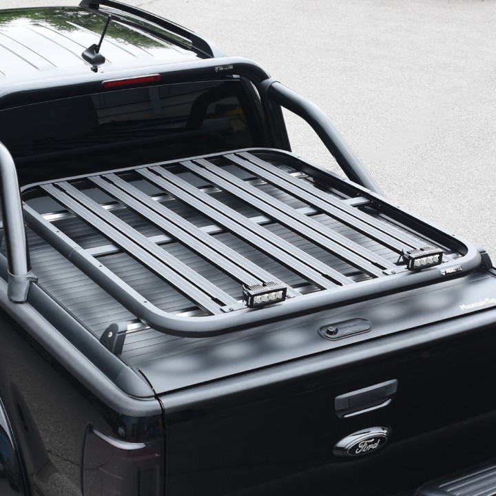 Portbagaj de Plafon tip Platformă, Predator Non-Wildtrak pentru Mountain Top Roll Cover, Ford Ranger Limited / XL / XLT Cabină Dublă 2012 - 2022 - EDK.ro