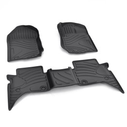 Floor Mats, Trux 3D Premium Tailored, Ford Ranger Double Cab 2012 - 2022 - EDK.ro