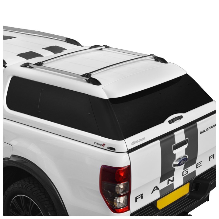 Hardtop Bed Cover, Alpha Type-E, Ford Ranger Double Cab 2012 - 2022 - EDK.ro