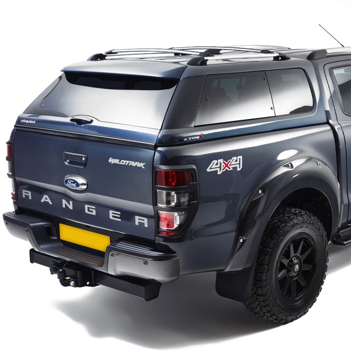 Hardtop Bed Cover, Alpha Type-E, Ford Ranger Double Cab 2012 - 2022 - EDK.ro