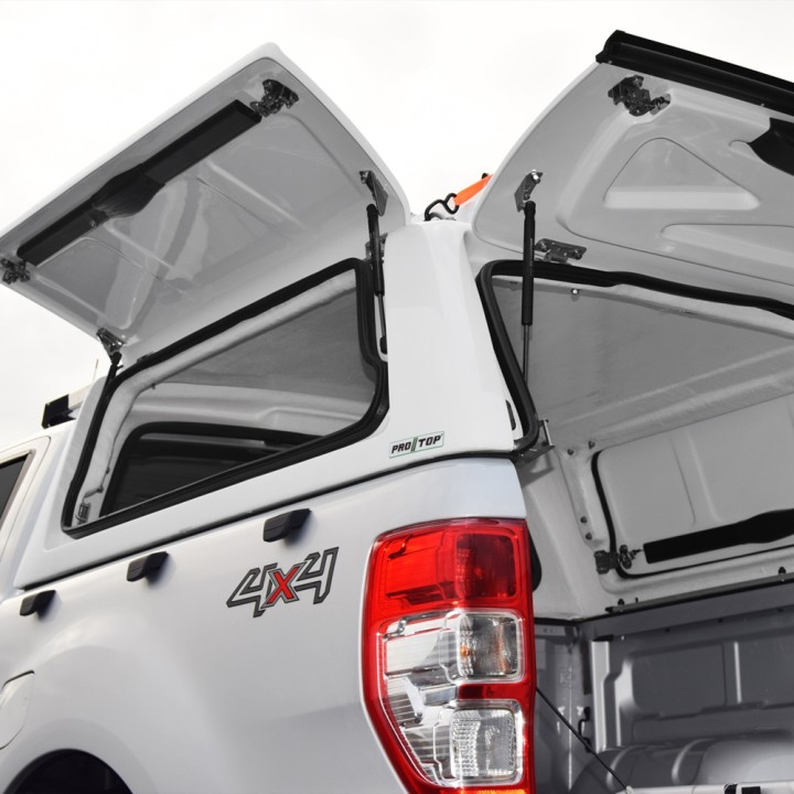 Hardtop Bed Cover, ProTop Gullwing, Ford Ranger Double Cab 2012 - 2022 - EDK.ro